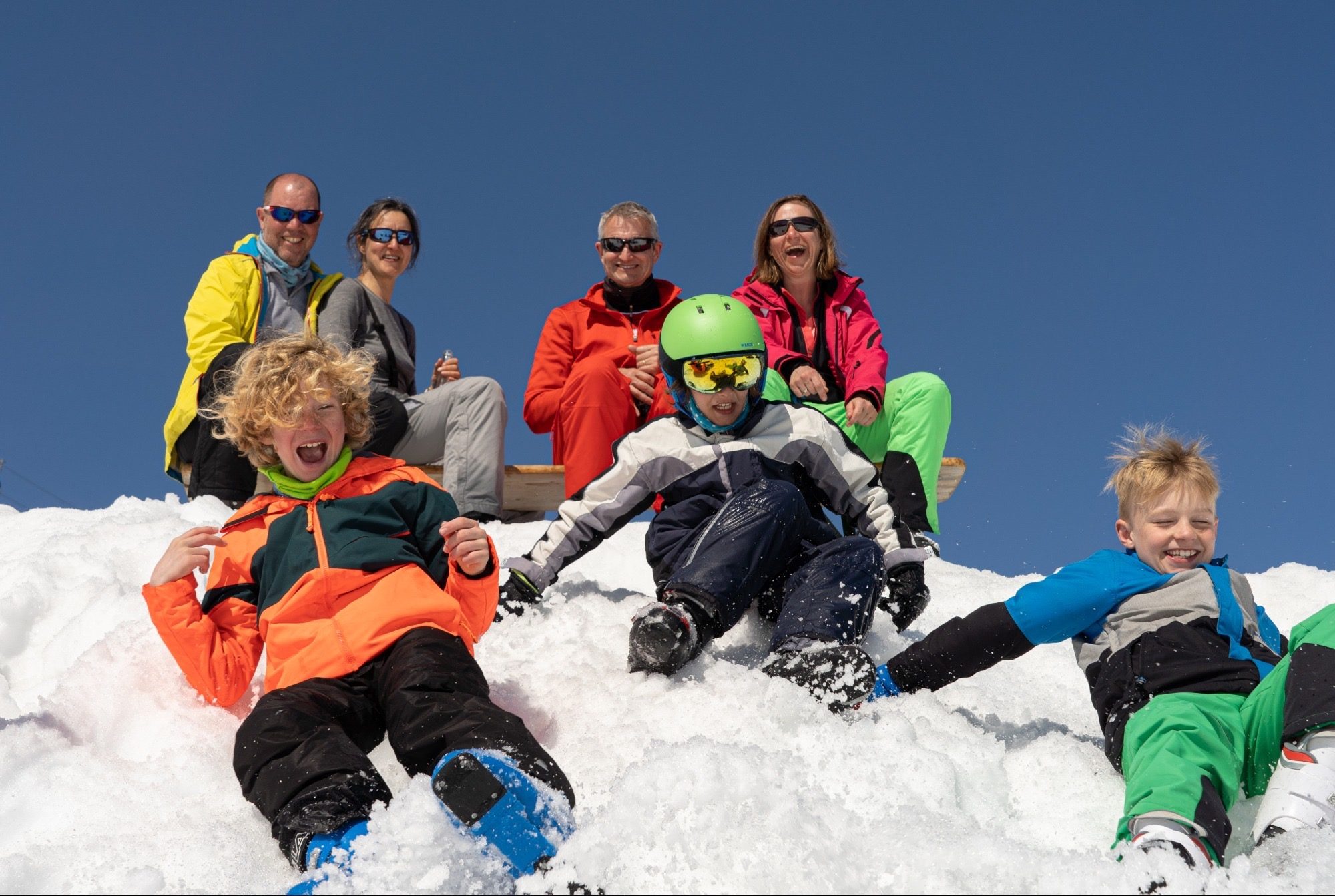 Familienspaß im Schnee