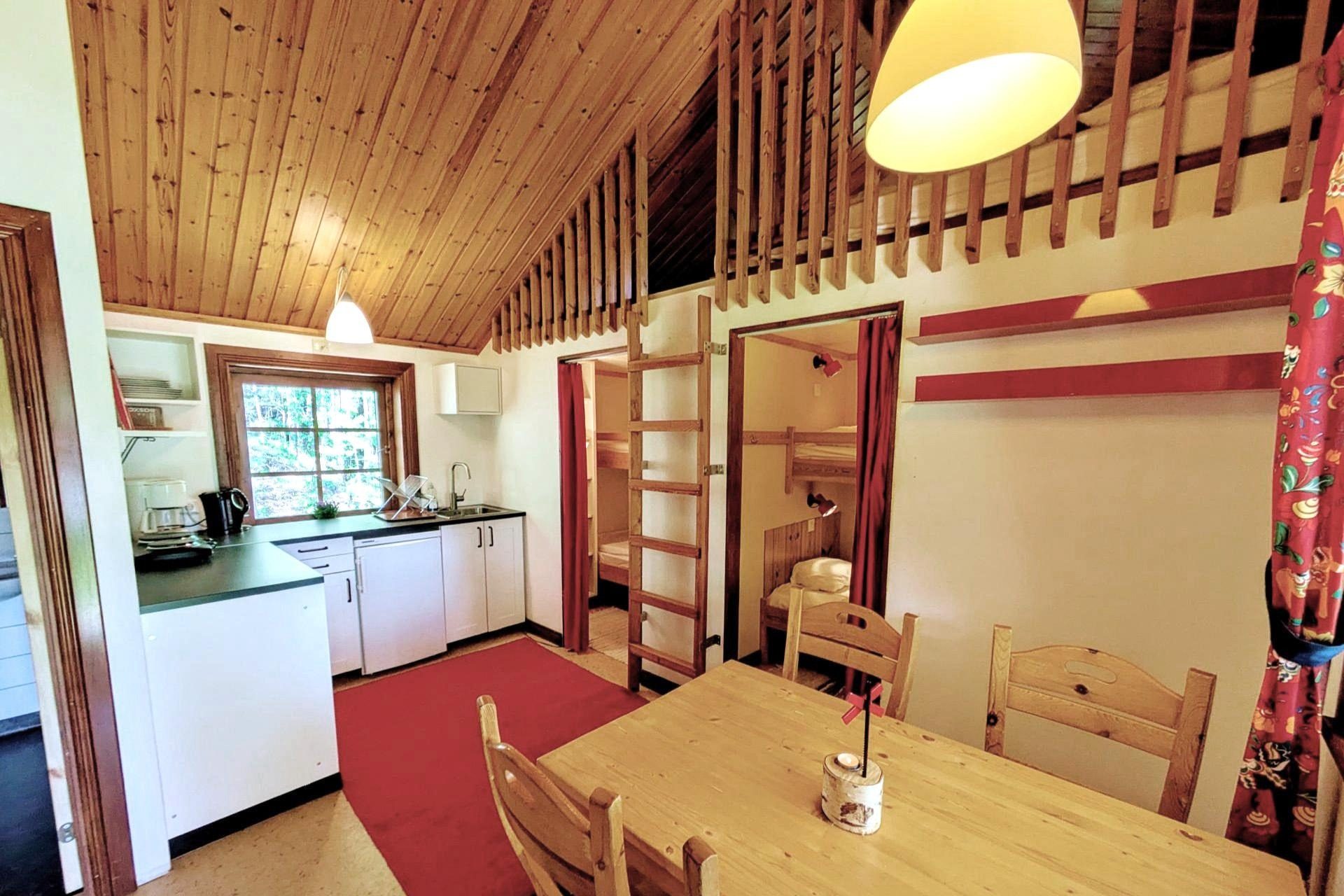 Hütte im Idre Stugor von innen