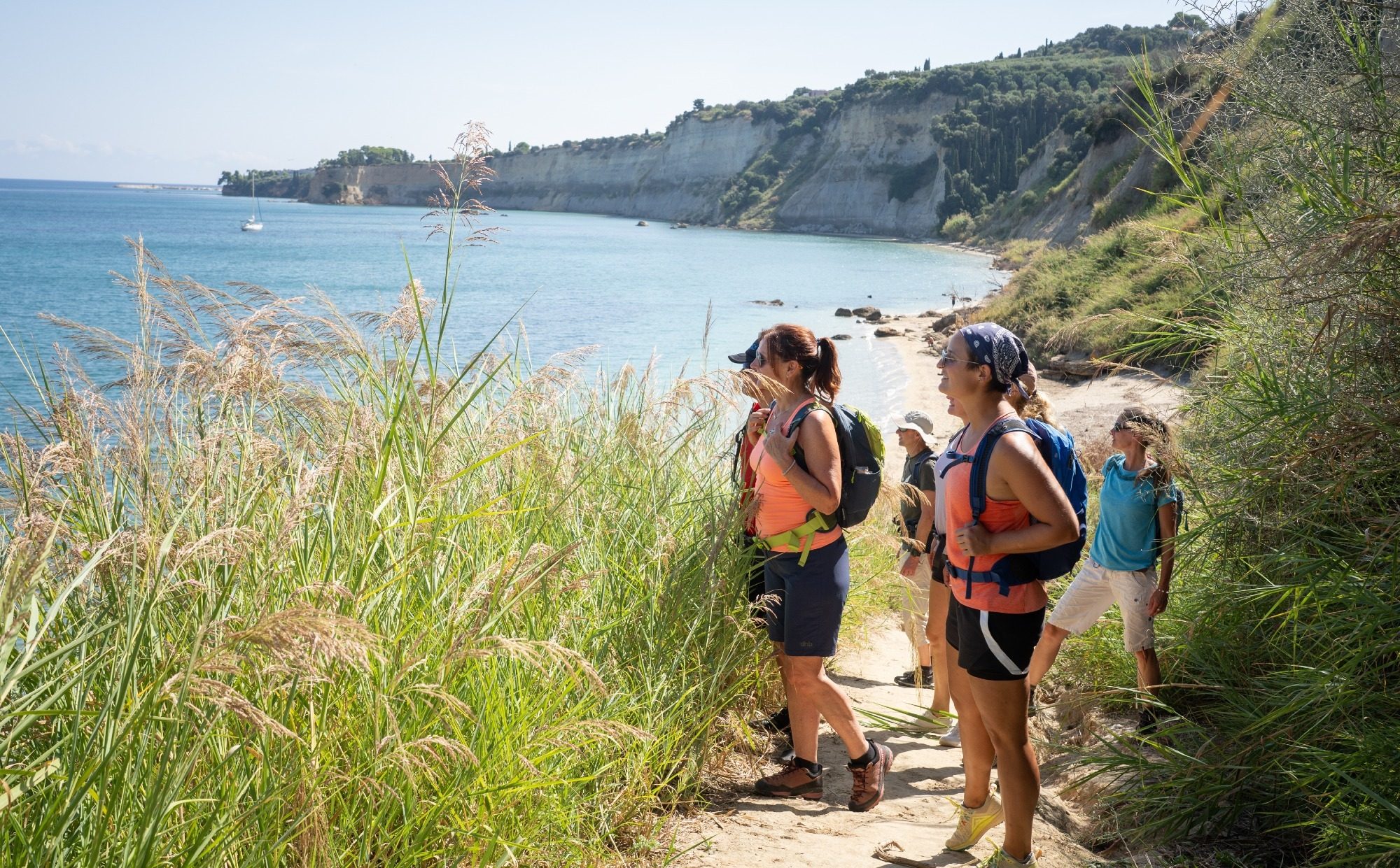 Wanderung am Meer