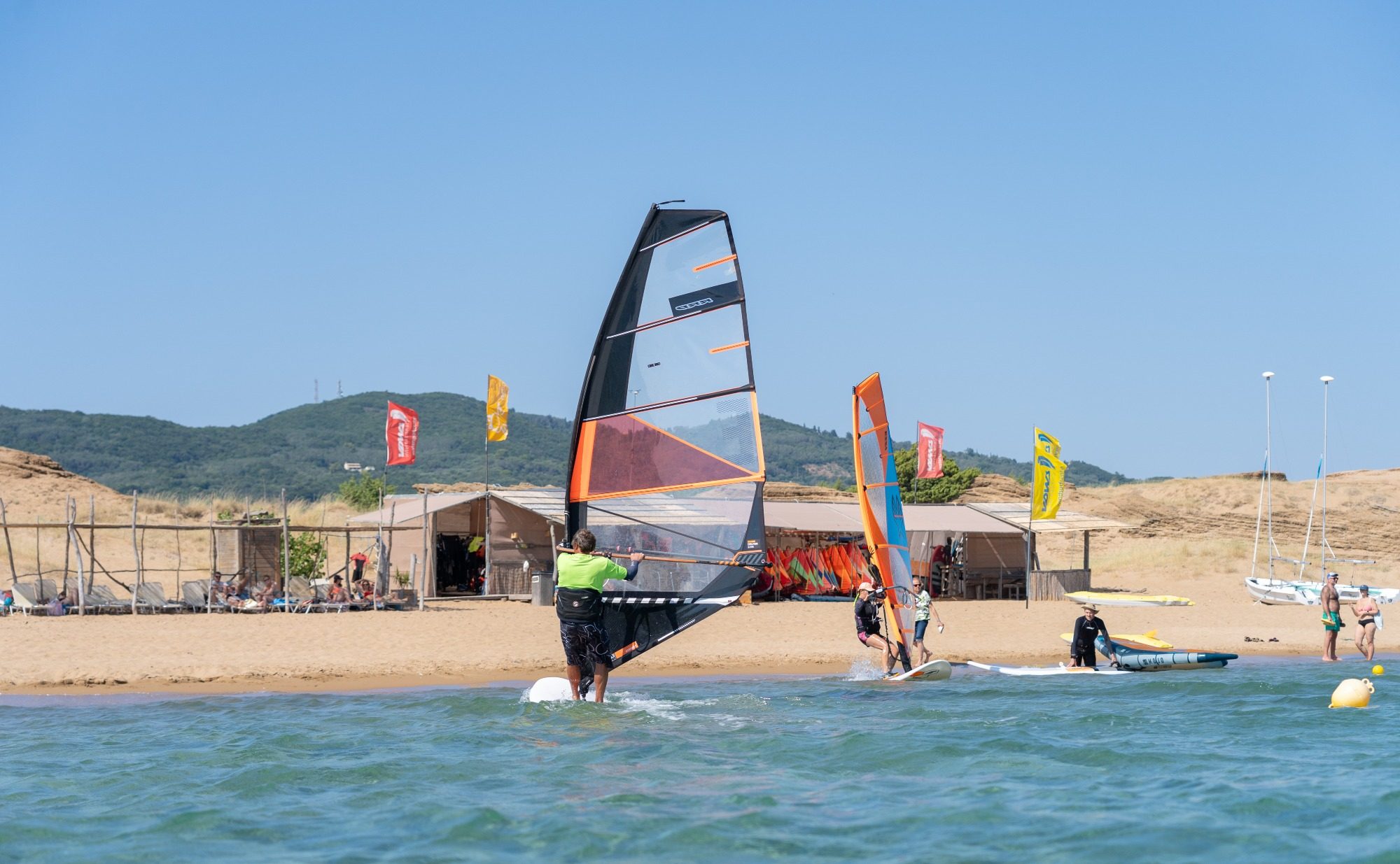 Wassersportstation auf Korfu