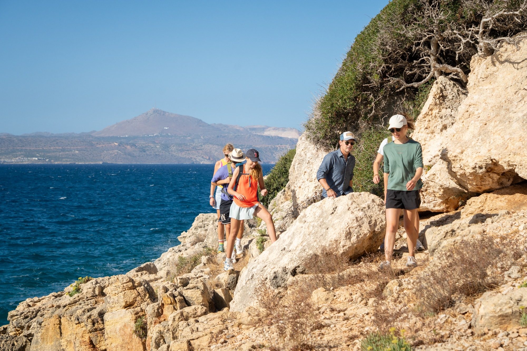 Gäste beim Biken auf Kreta