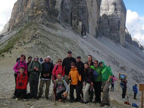 Familien Transalp durch die Dolomiten