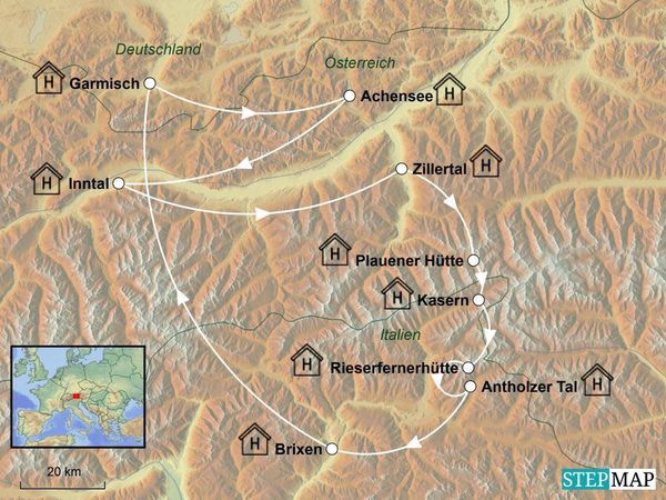 Familien Transalp von Garmisch nach Brixen