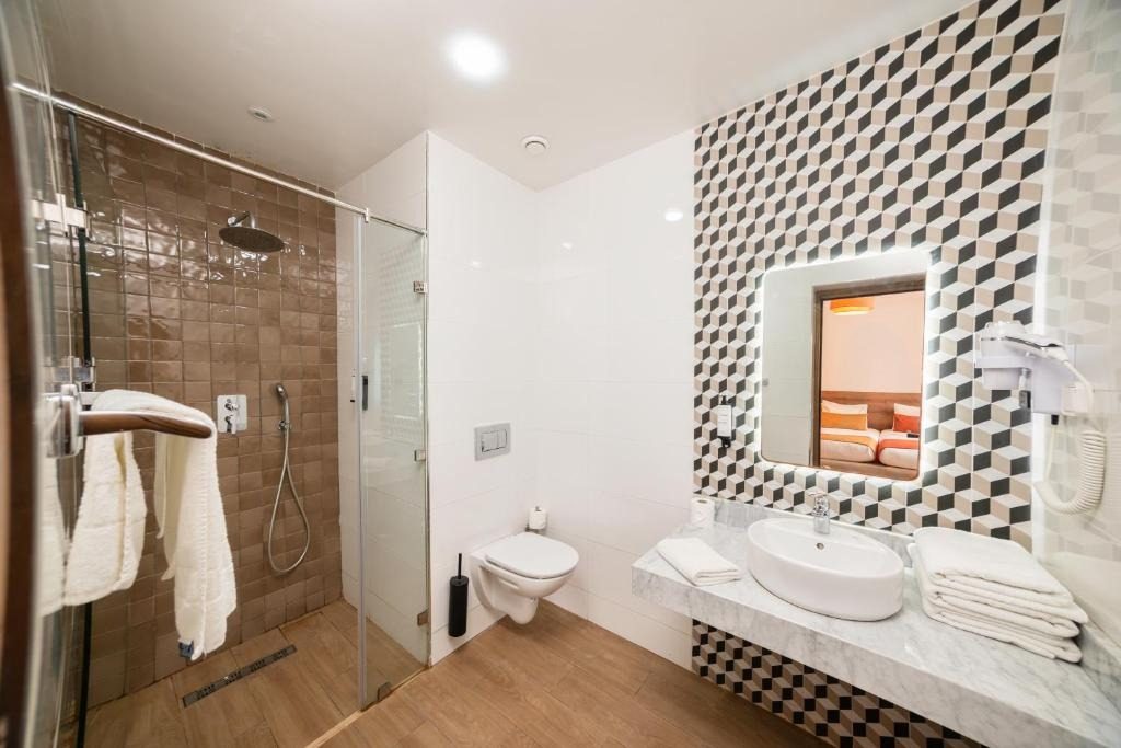 Unterkunftsbeispiel Agadir, Hotel Aferni: Badezimmer