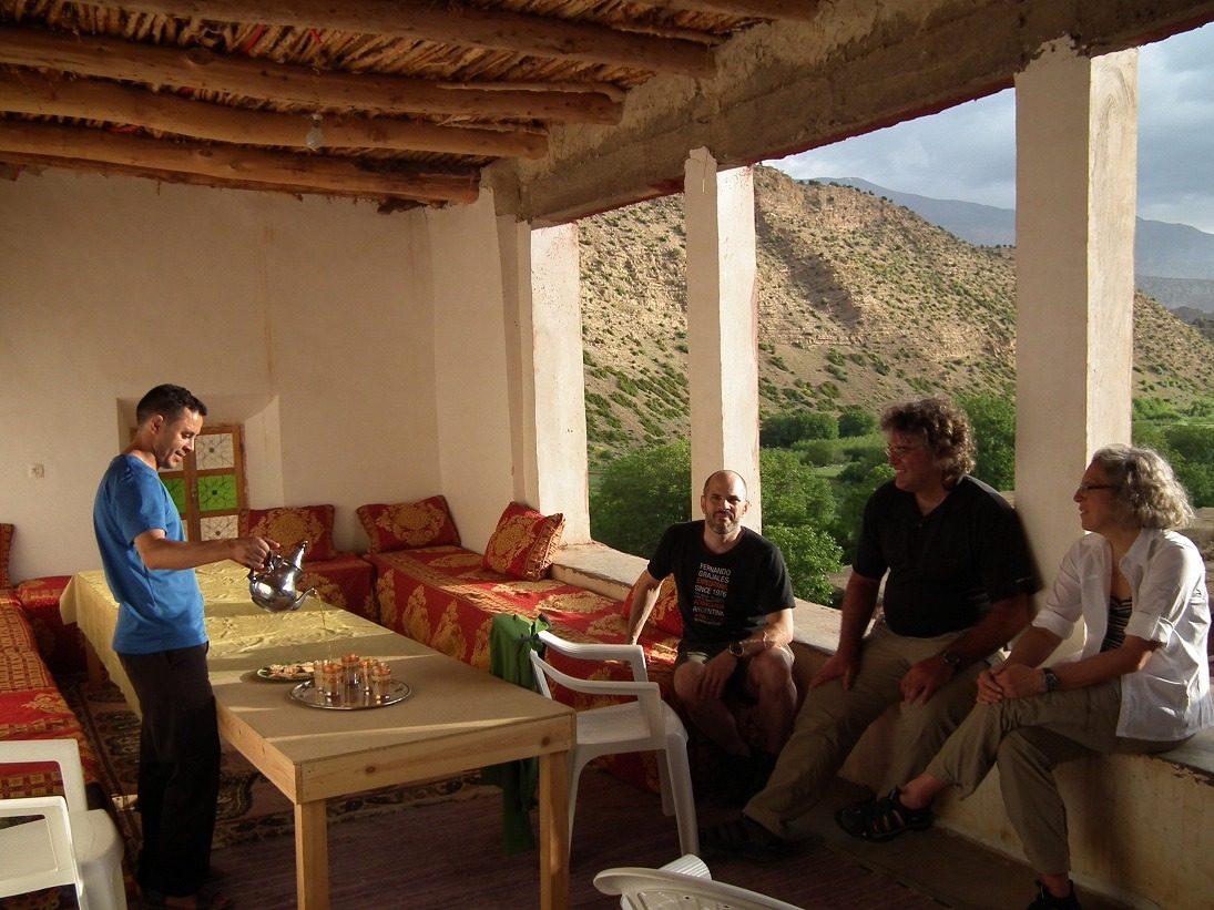 Übernachtung bei einer Berberfamilie