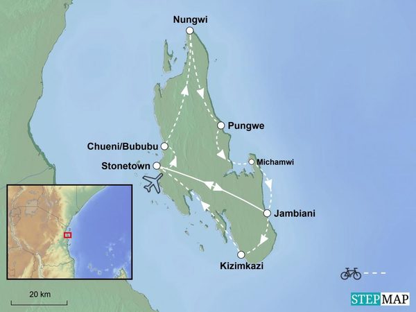 Sansibar | Biketrekking und Relaxen