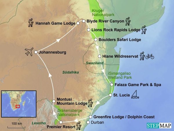 Südafrika & Swaziland Multiaktiv