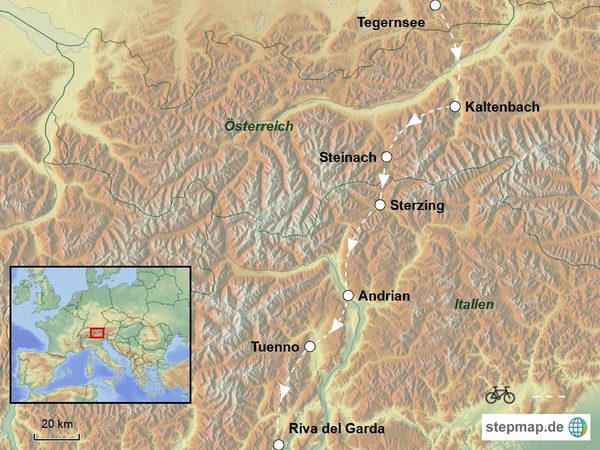 MTB-Transalp Tegernsee – Gardasee