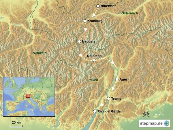 MTB-Transalp Zugspitze - Gardasee