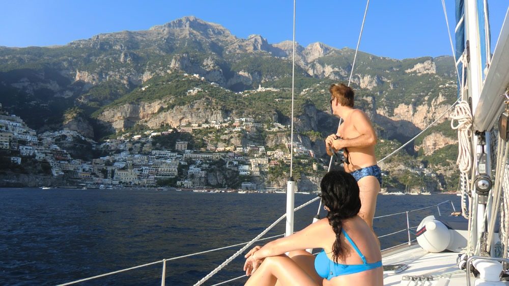 Badestop vor der Küste