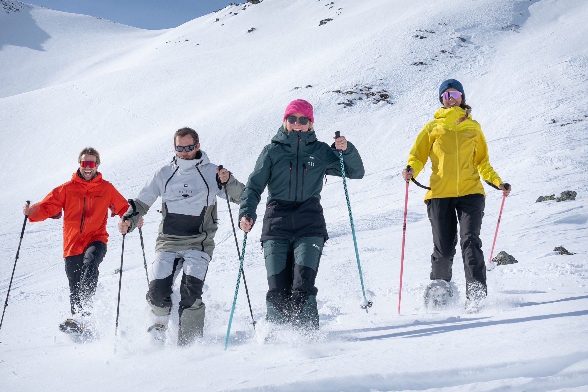 Schneeschuhwandern im Pulverschnee