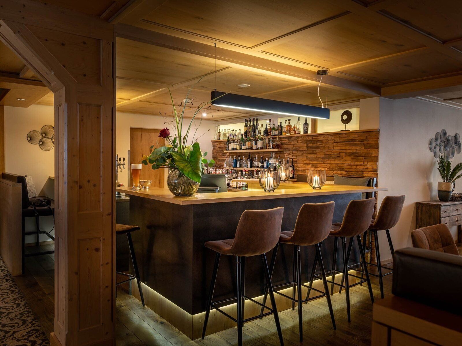 Ansicht auf die Hotelbar