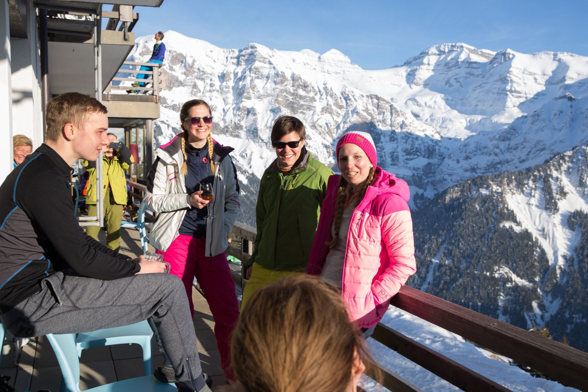 Skigebietstour mit Frosch