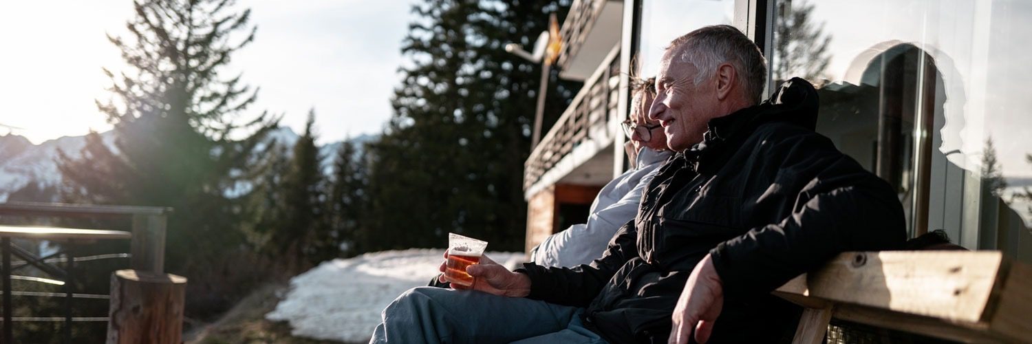 Sundowner auf der Sonnenterasse des Onu