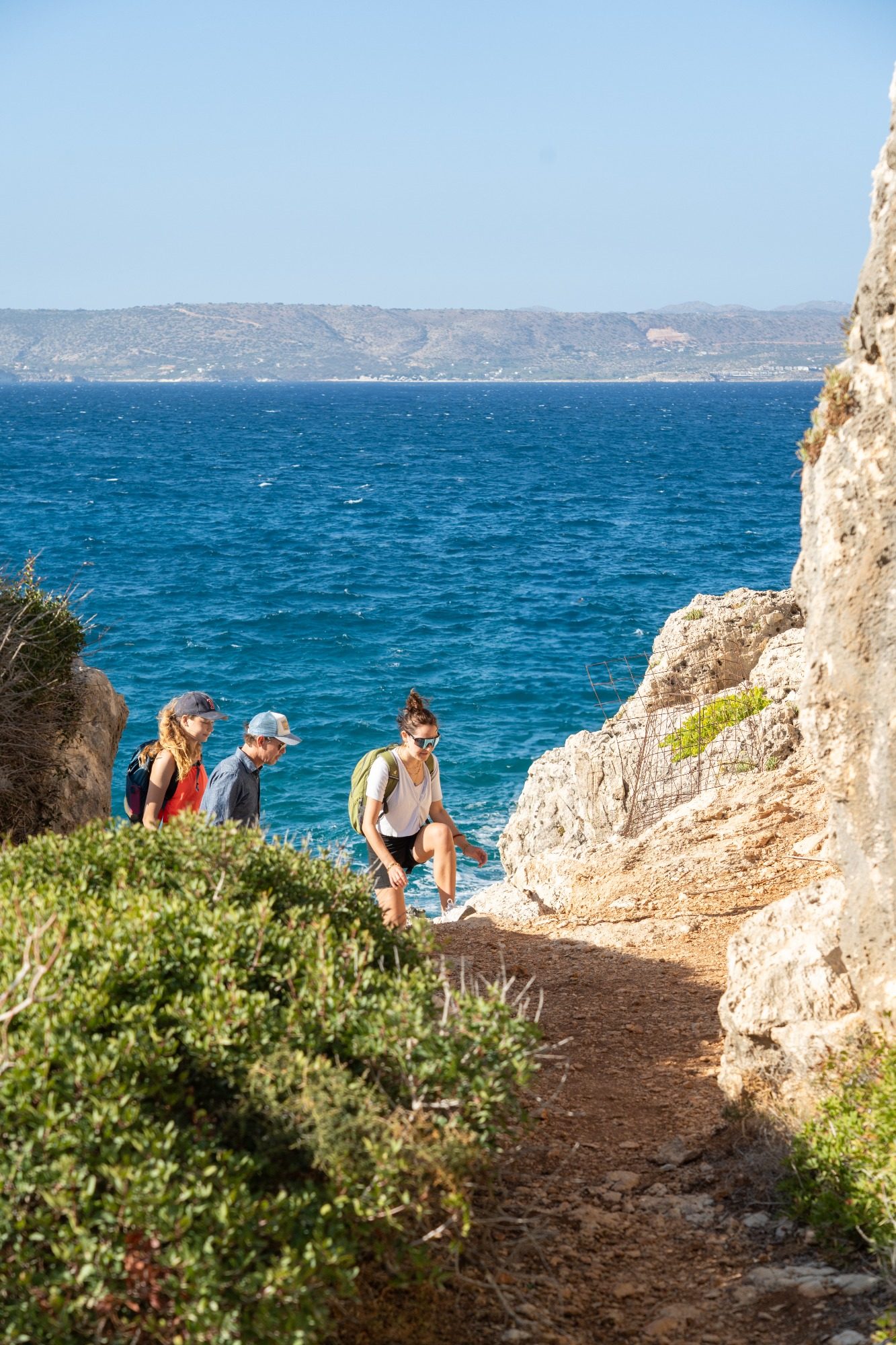 Wandern entlang der Küste auf Kreta