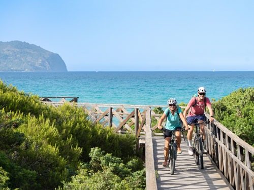 Biken auf Mallorca