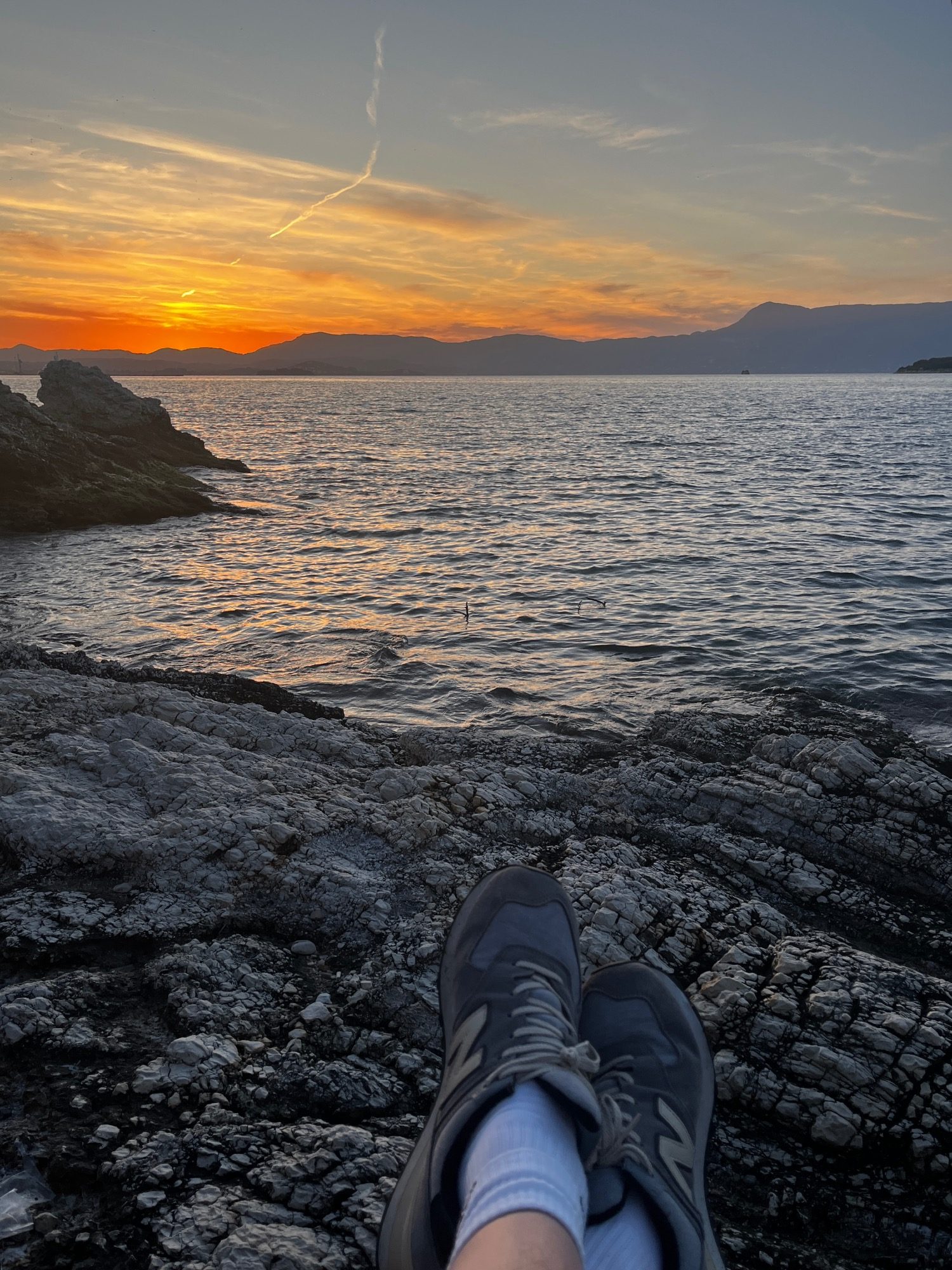 Sonnenuntergang am Wasser
