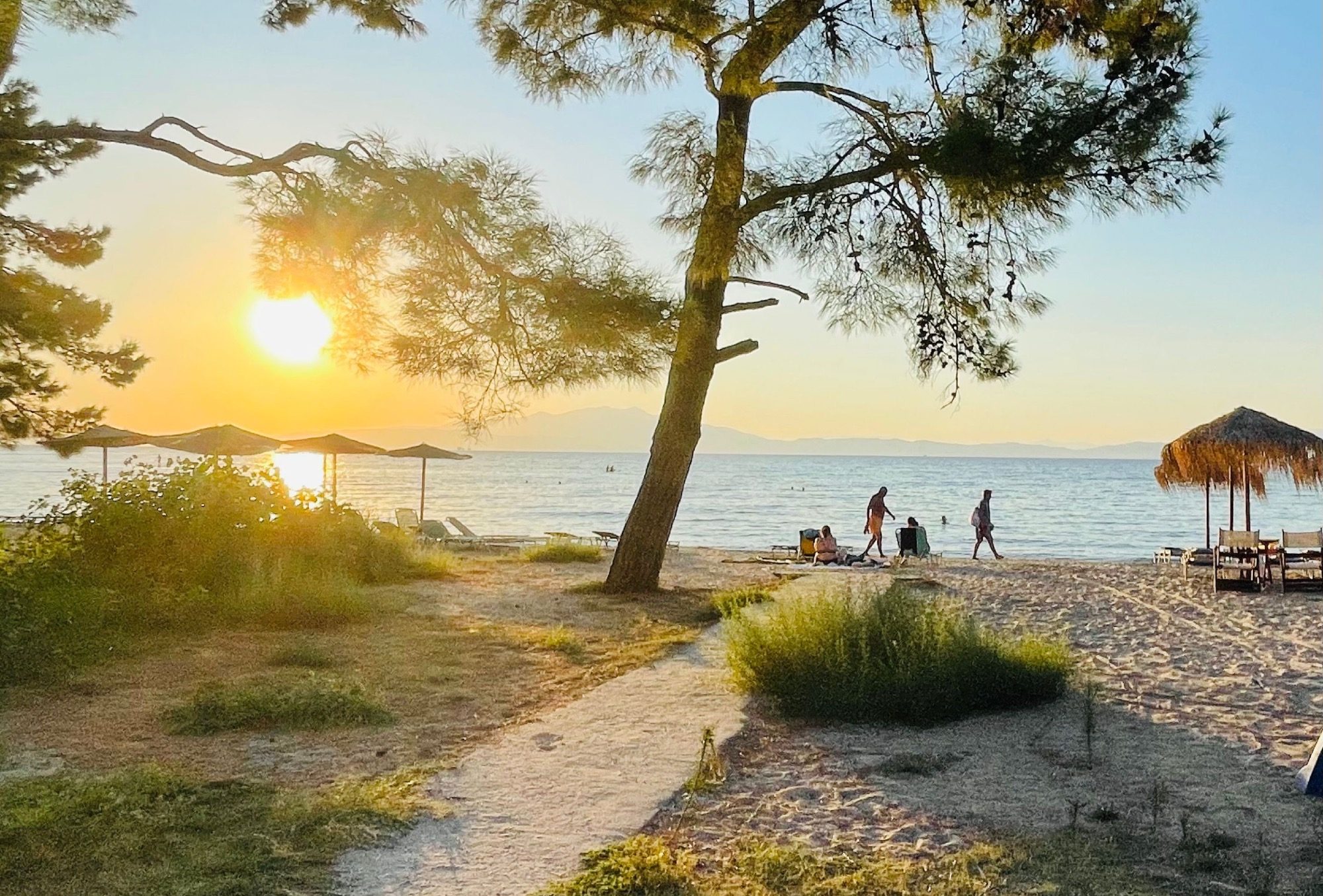 Sonnenuntergang am Strand