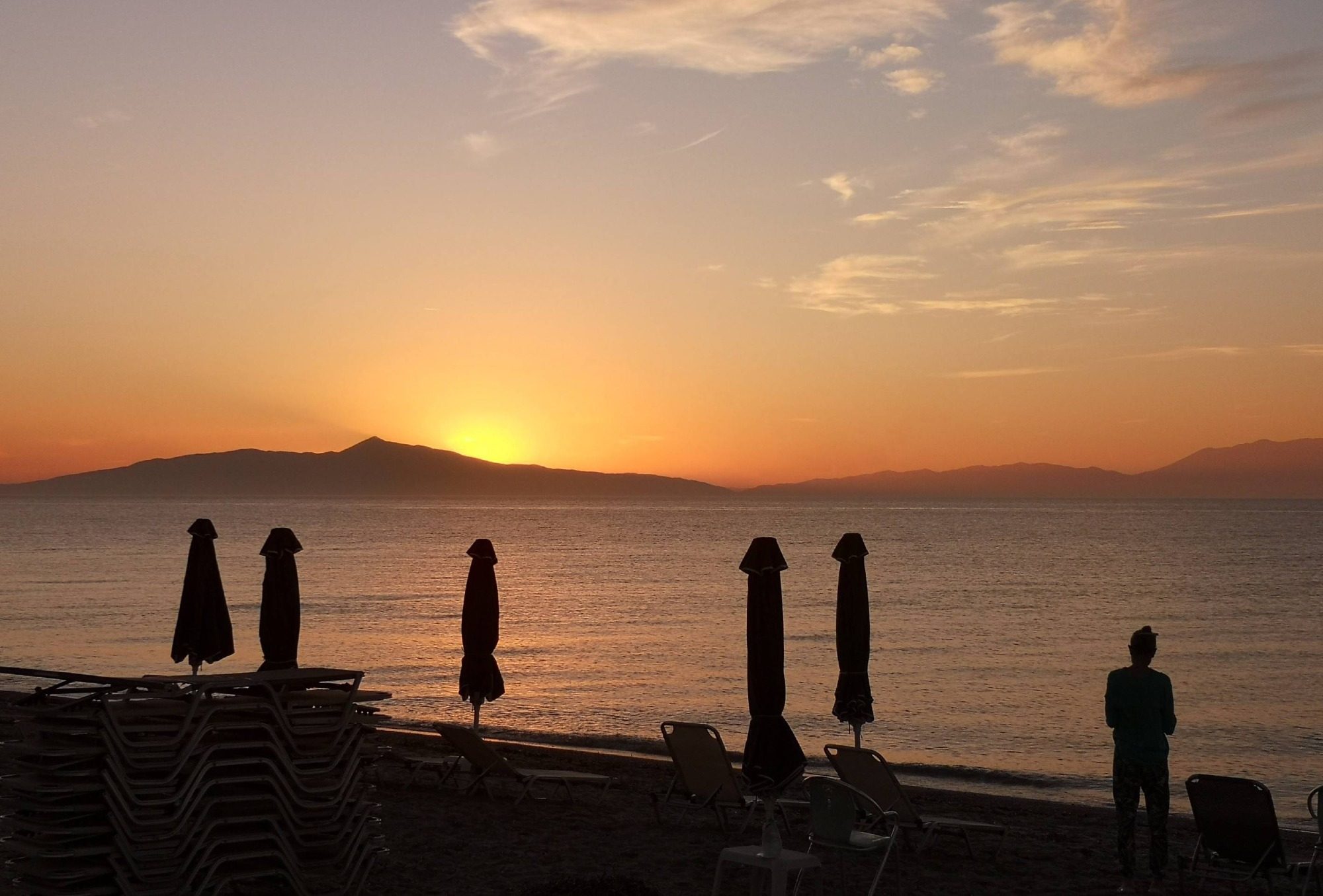 Sonnenuntergang am Strand