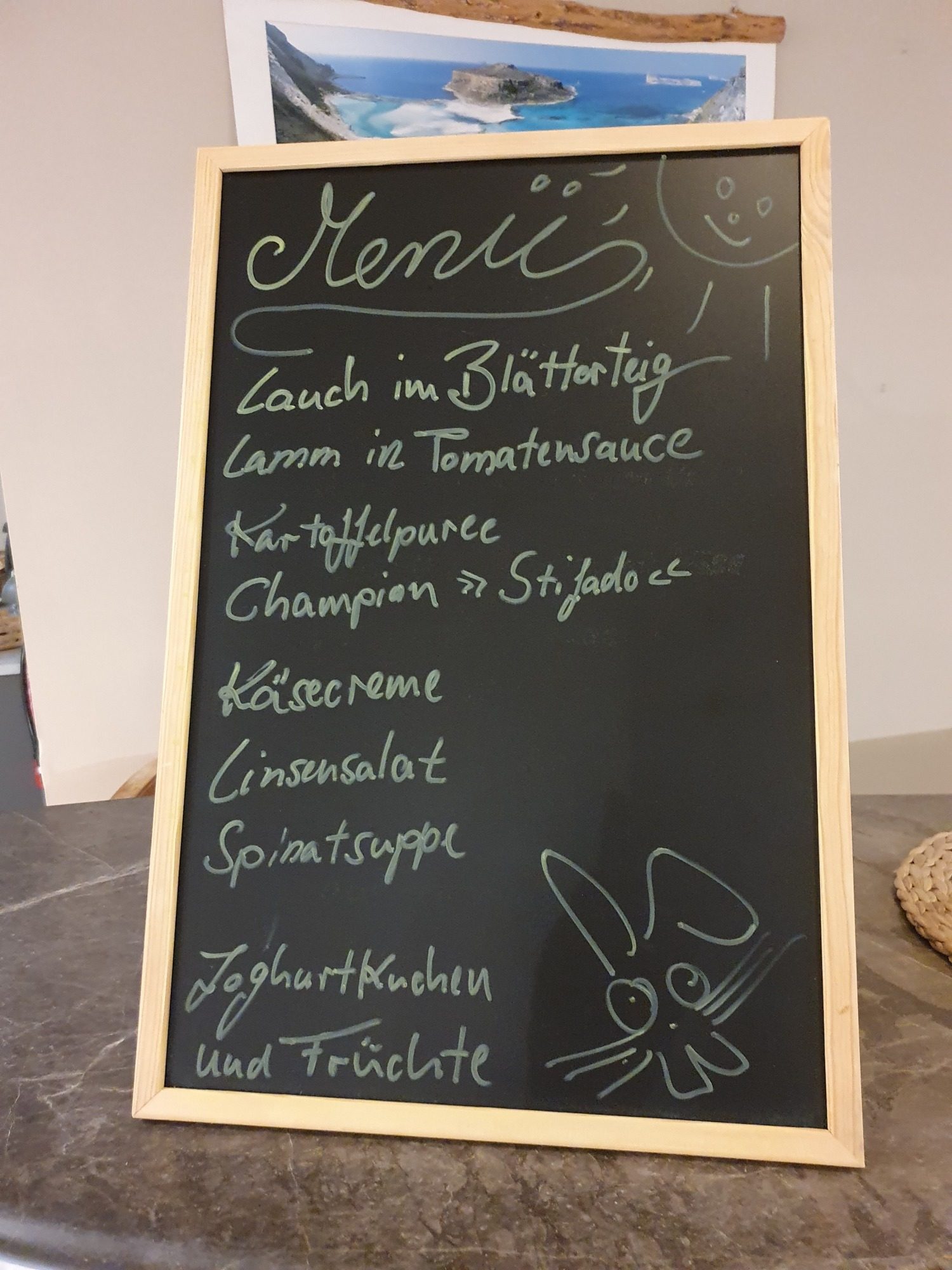 Menü Sportclub Dimitra