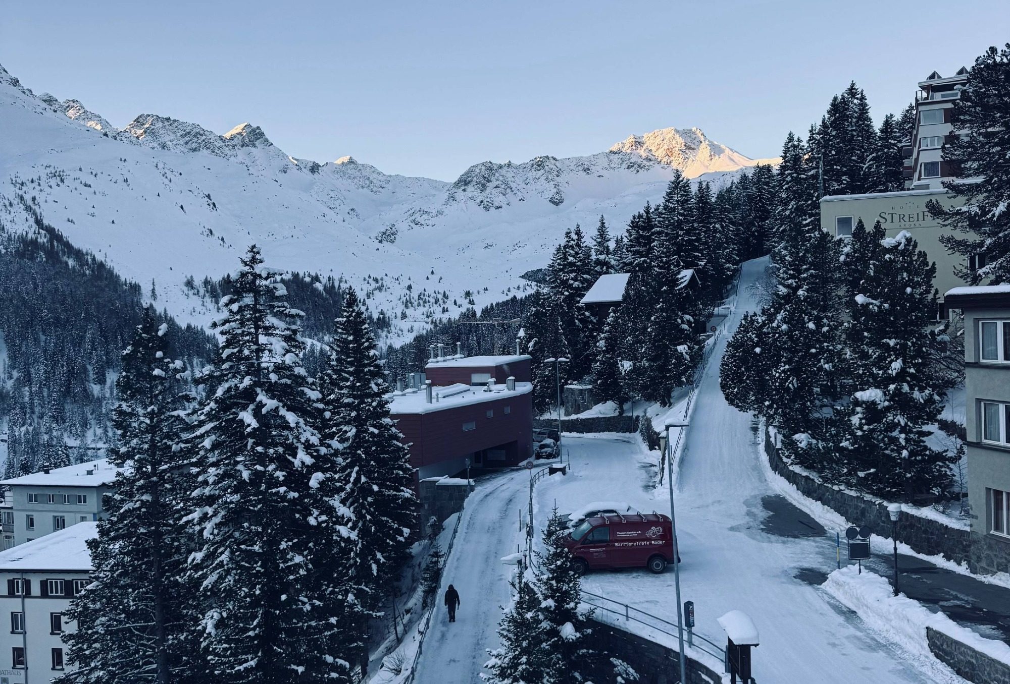 Aussicht im Sportclub Hohenfels