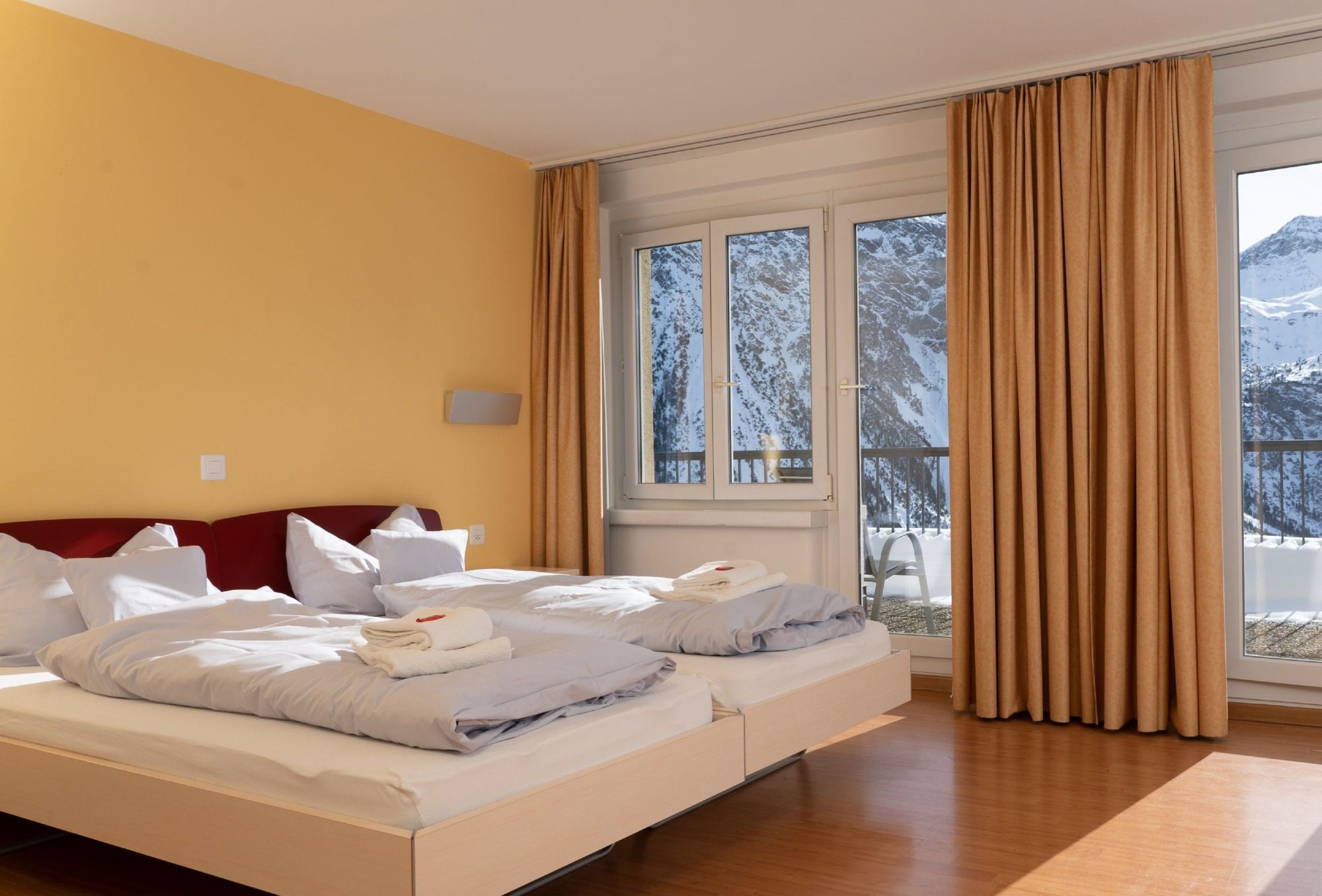 Zimmer mit Bergblick