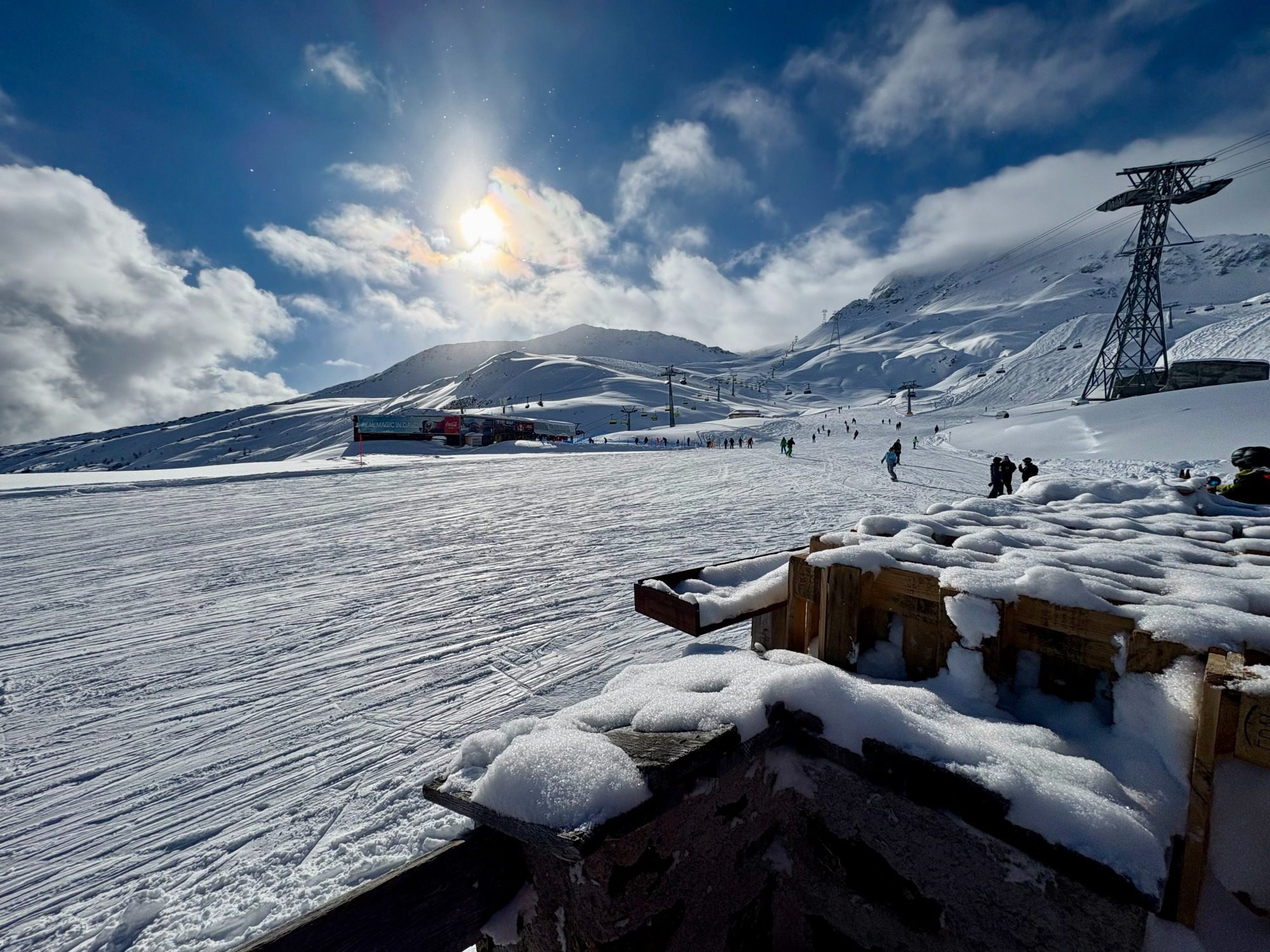 Pause auf der Sonnenterrasse