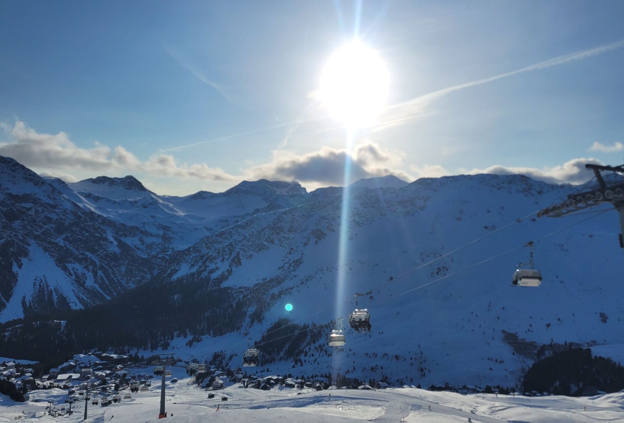 Lift im Skigebiet Arosa
