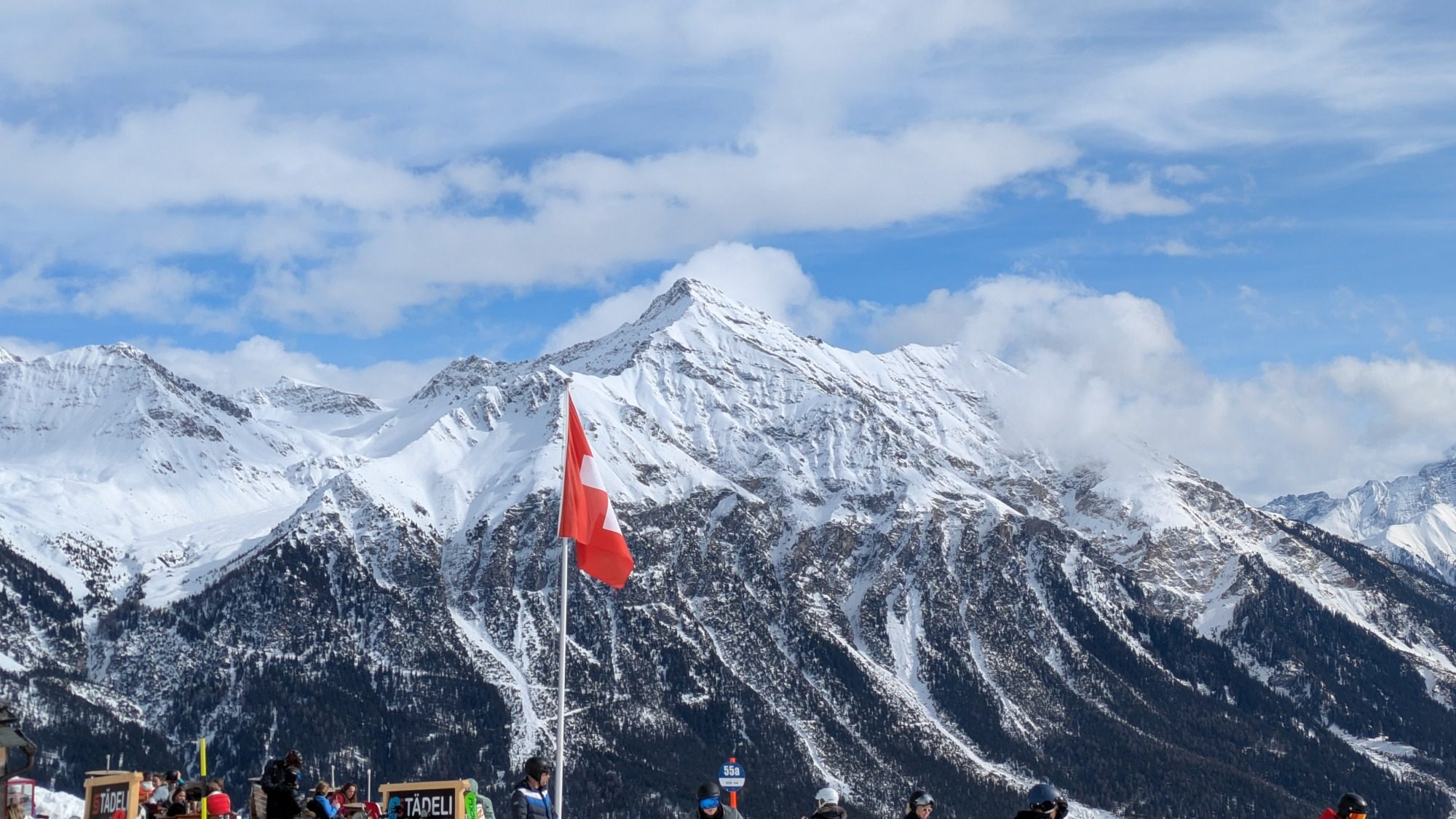Bergpanorama im Skigebiet Arosa