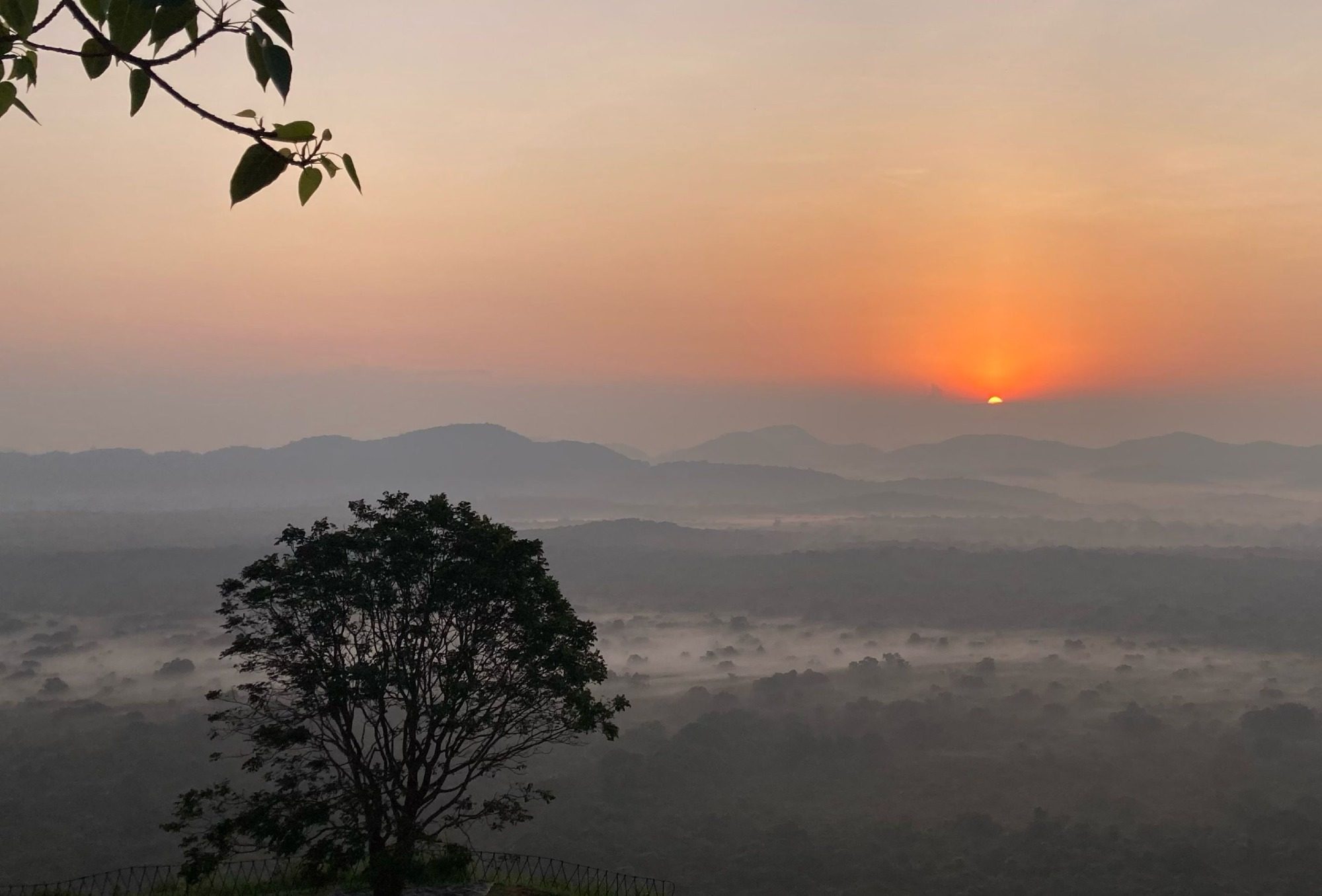 Sonnenuntergang in Sri Lanka