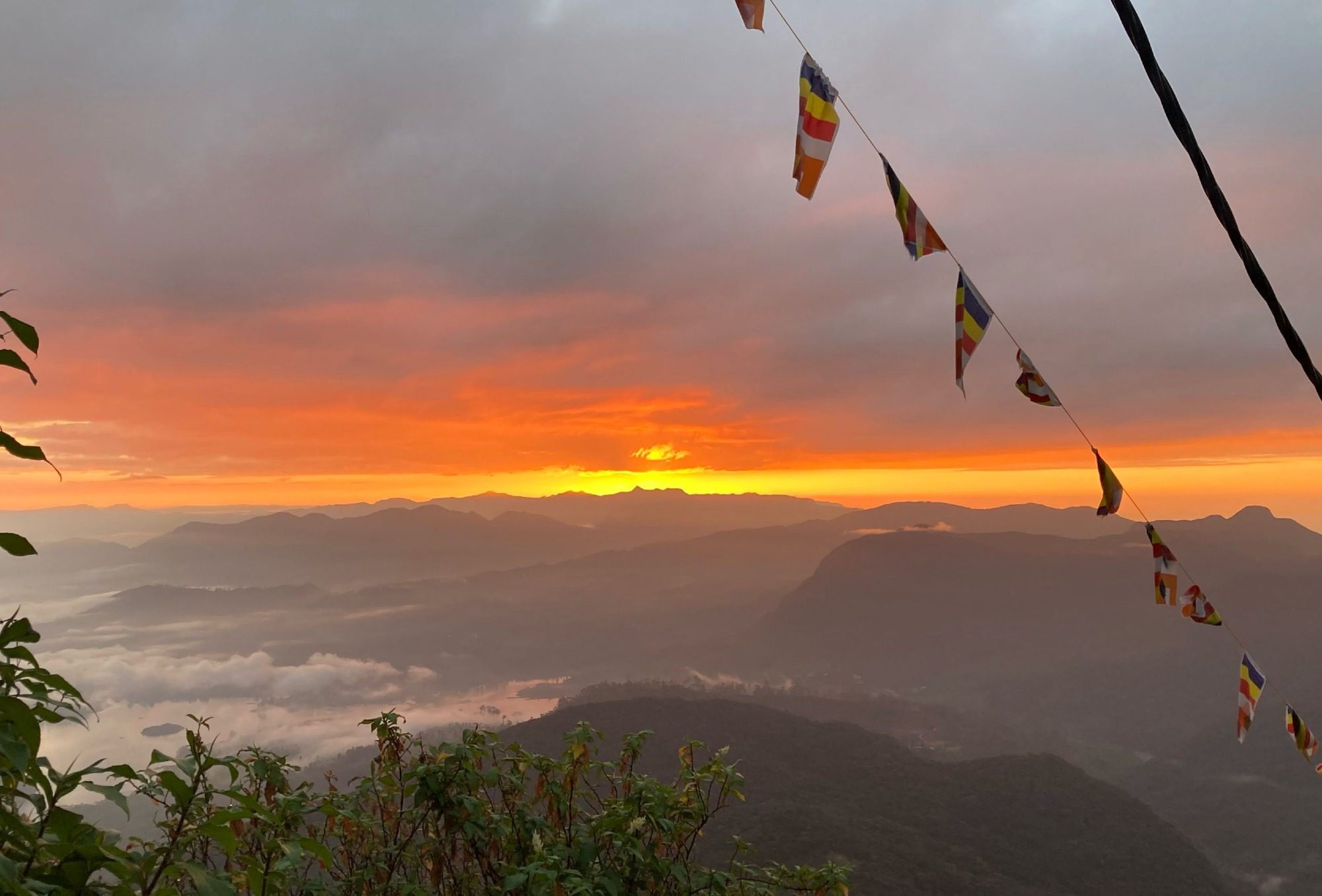 Sonnenuntergang Berge