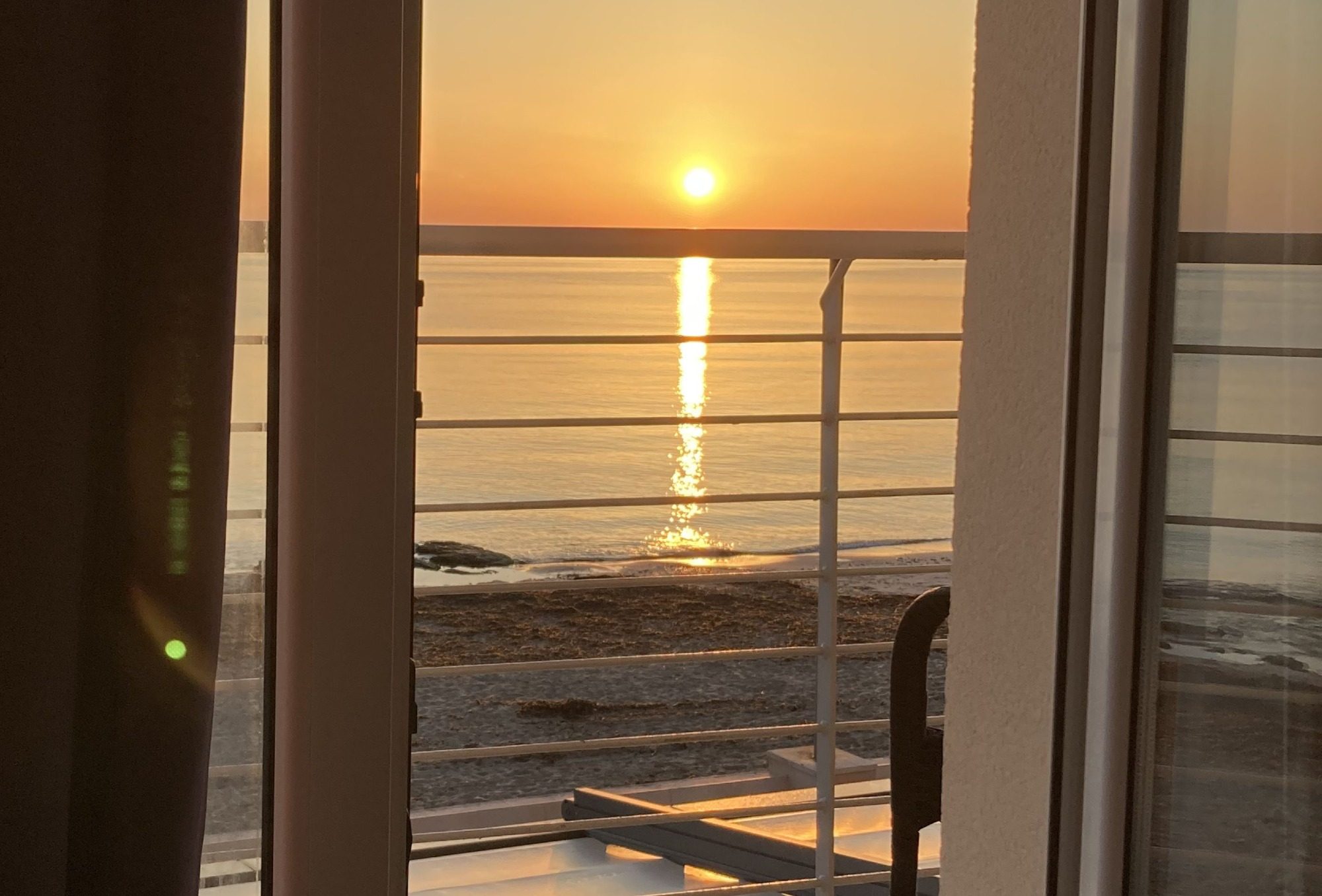 Sonnenuntergang im Zimmer