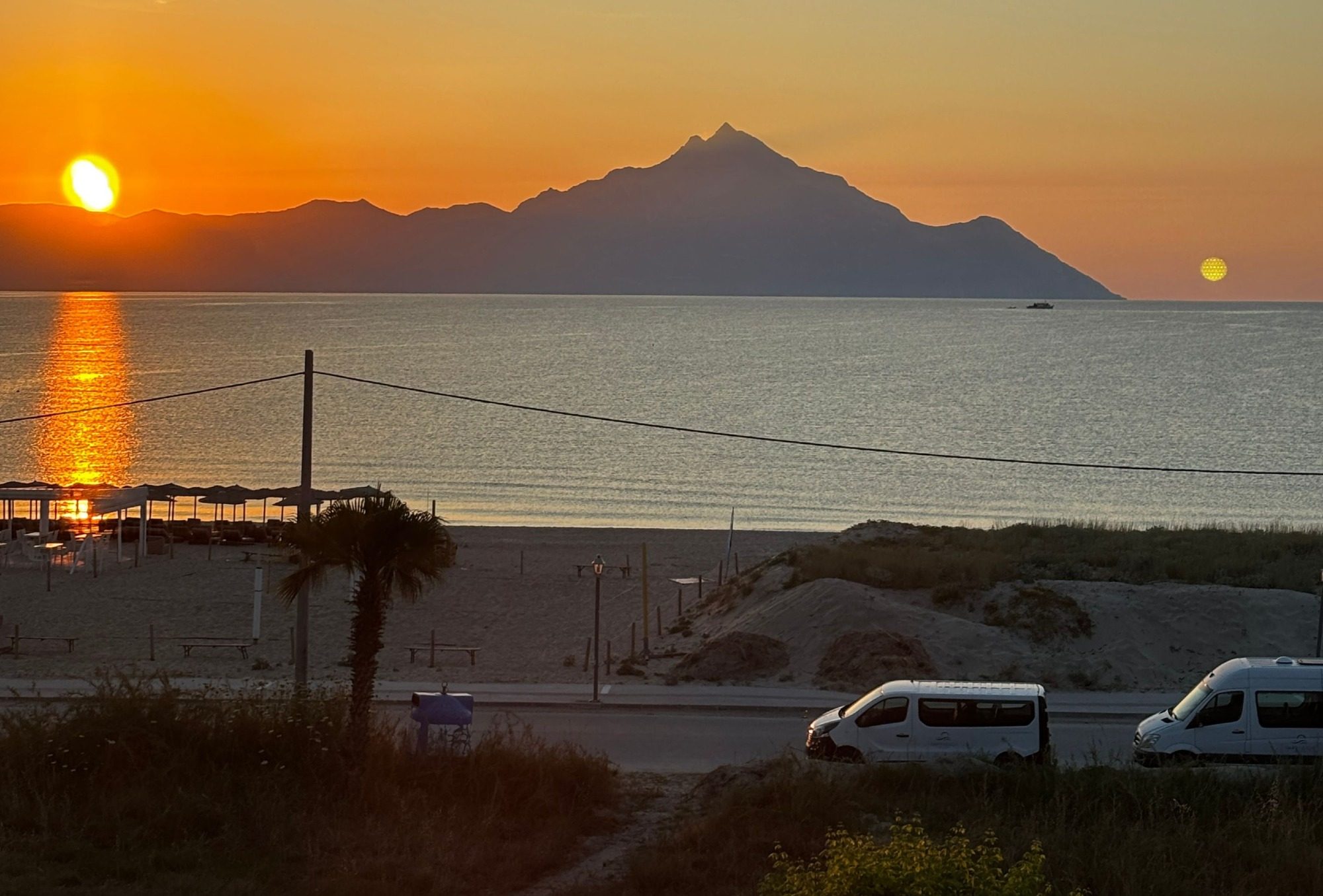 Sonnenuntergang in Sarti