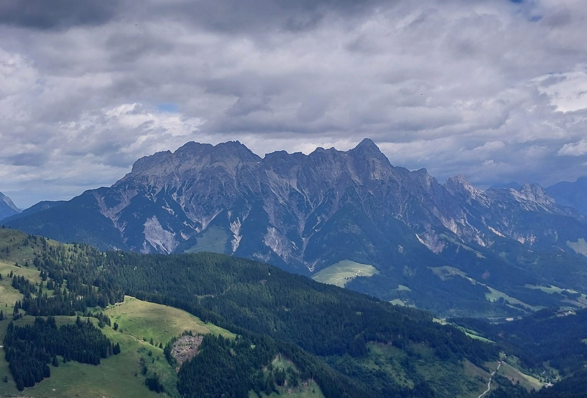Bergpanorama in Saalbach Hinterglemm