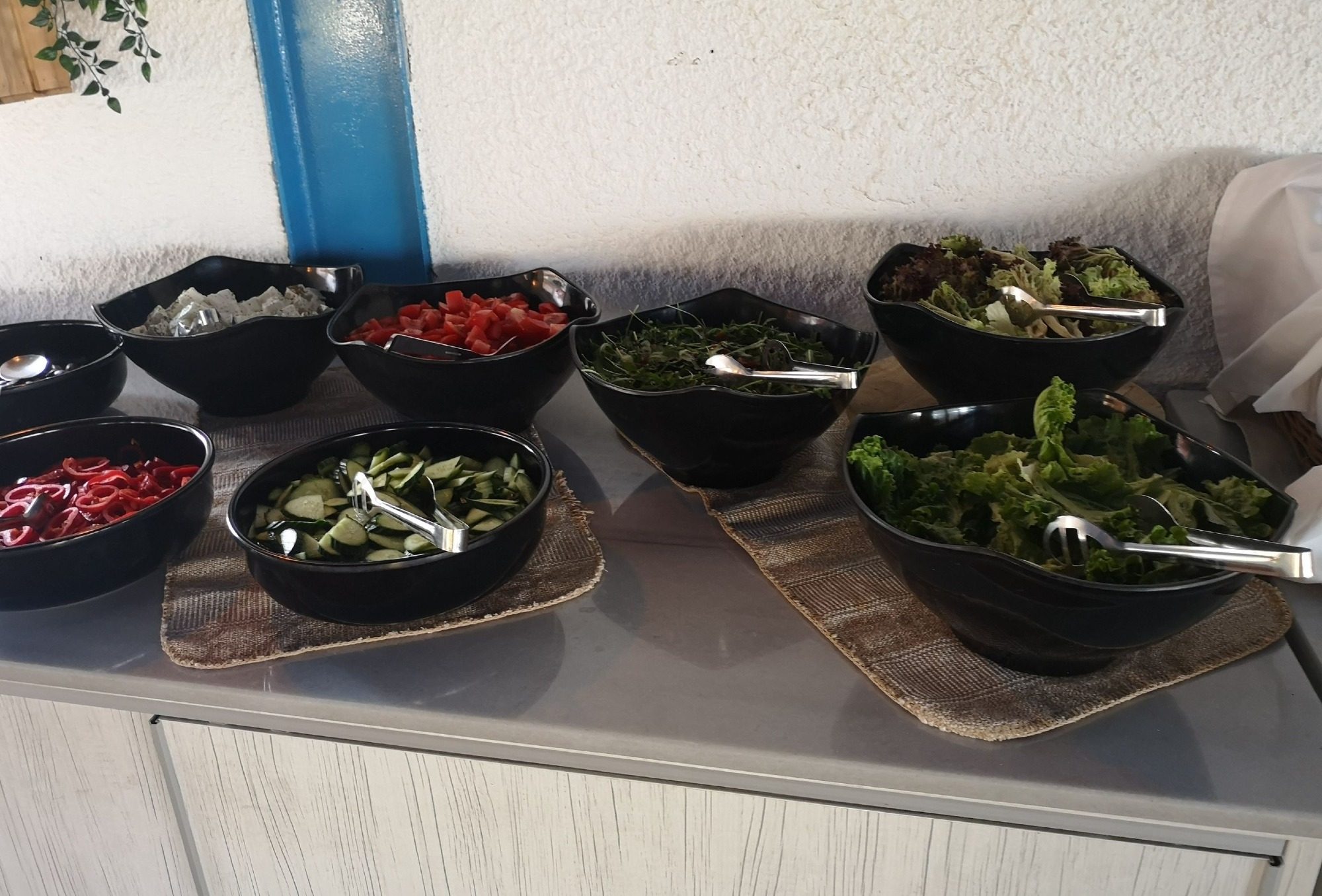 Buffet im Sportclub Sarti Beach