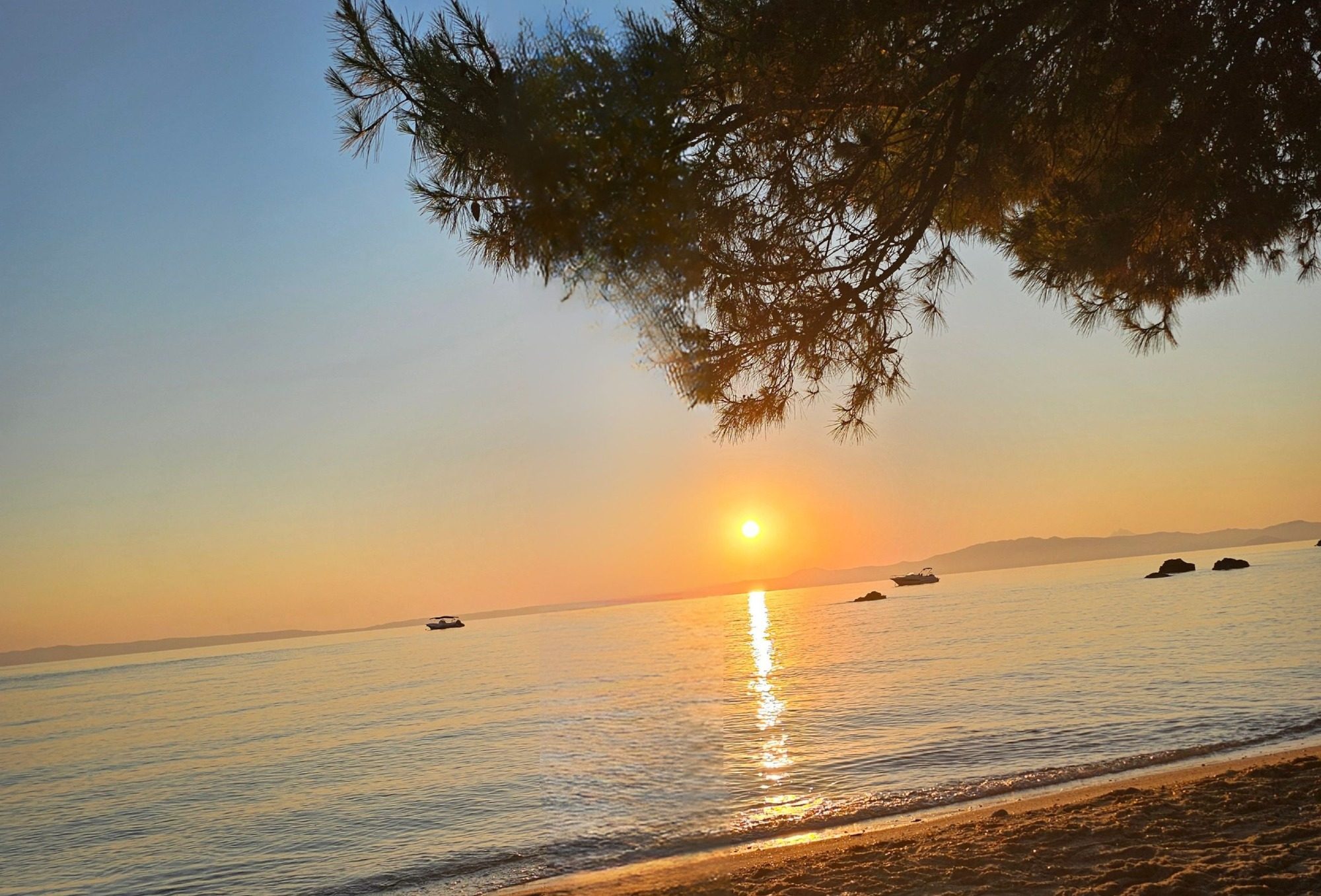 Sonnenuntergang am Strand