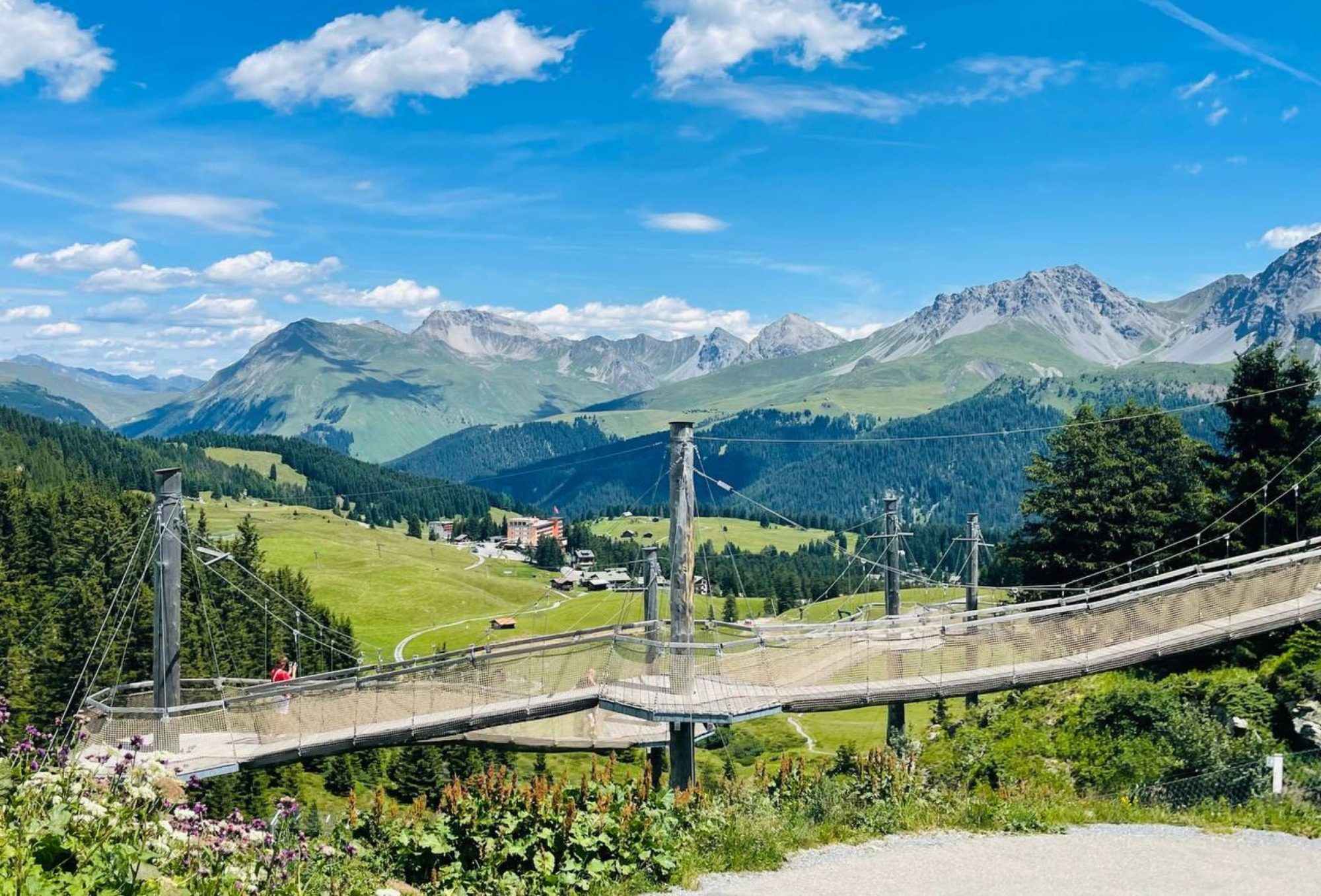 Aussicht auf die Berge