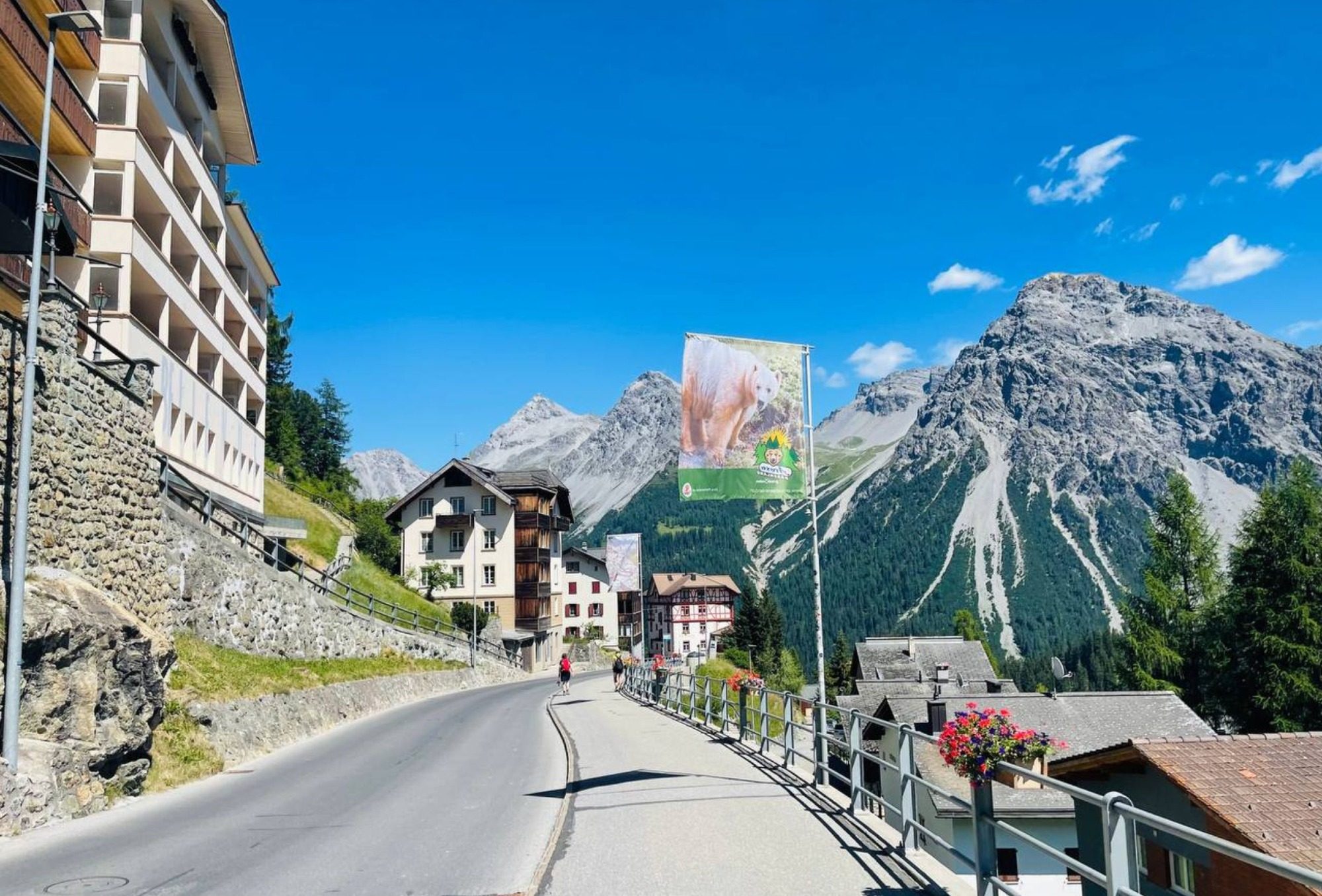 Straße in Arosa