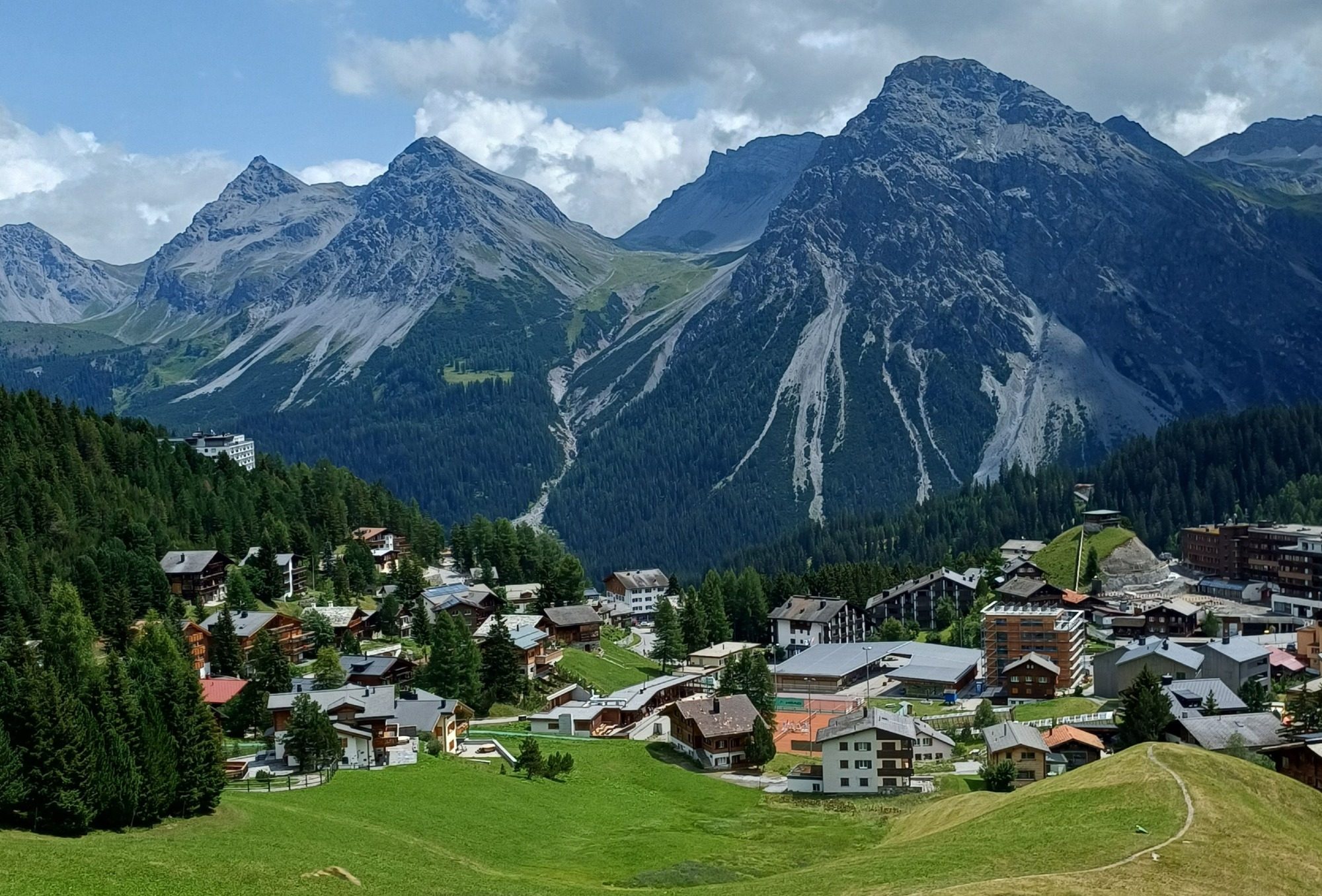 Blick auf Arosa