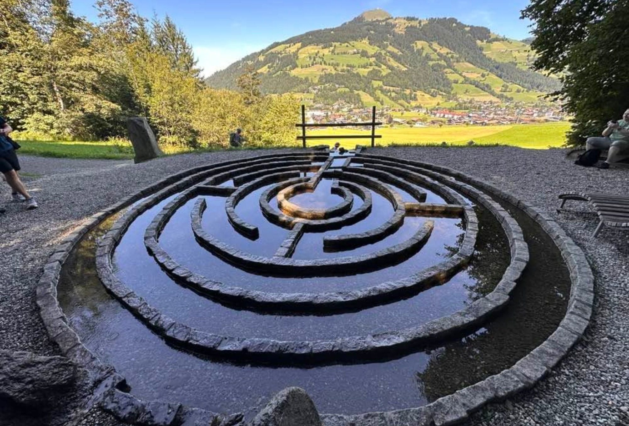Wasser Labyrinth