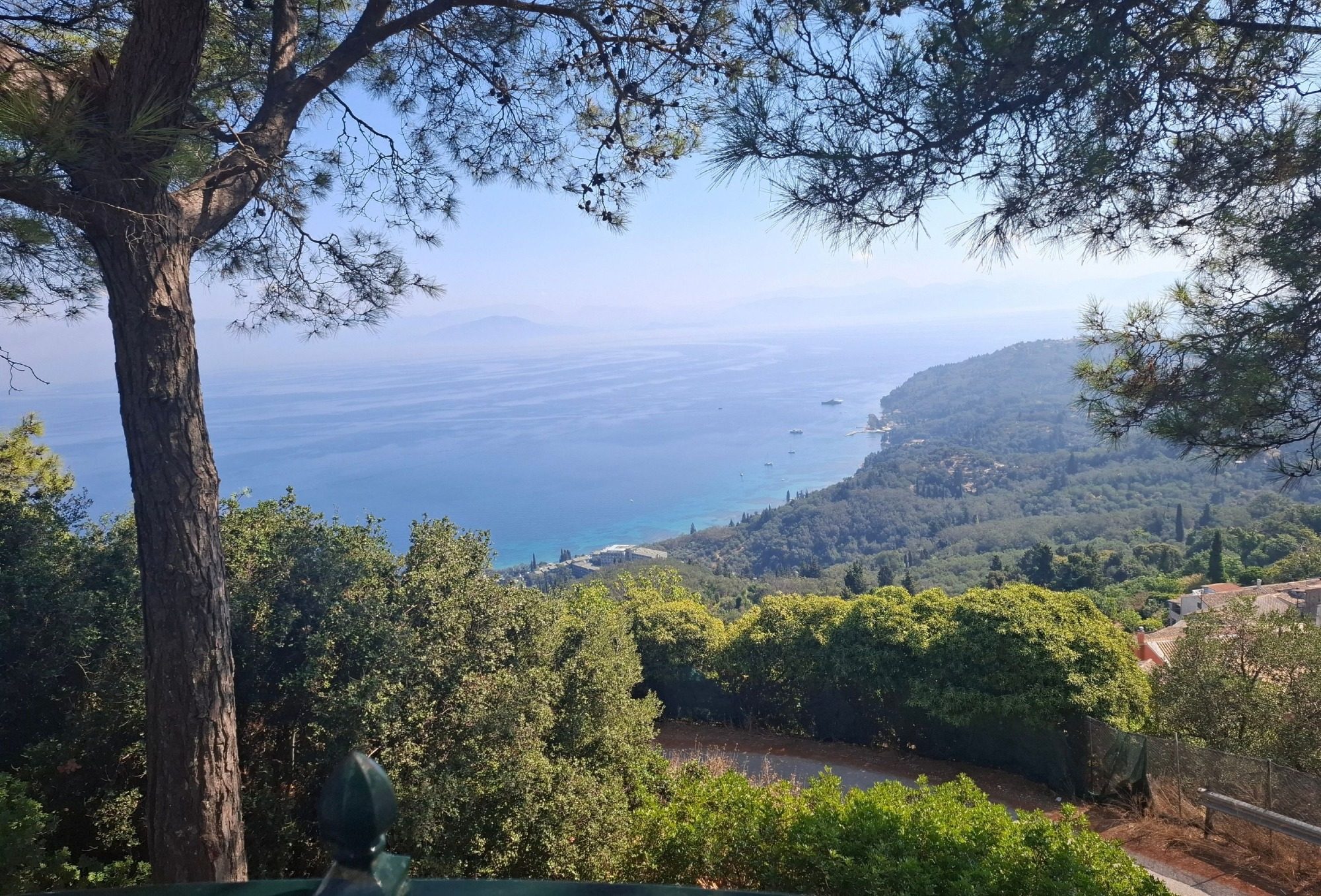 Aussicht aufs Meer auf Korfu