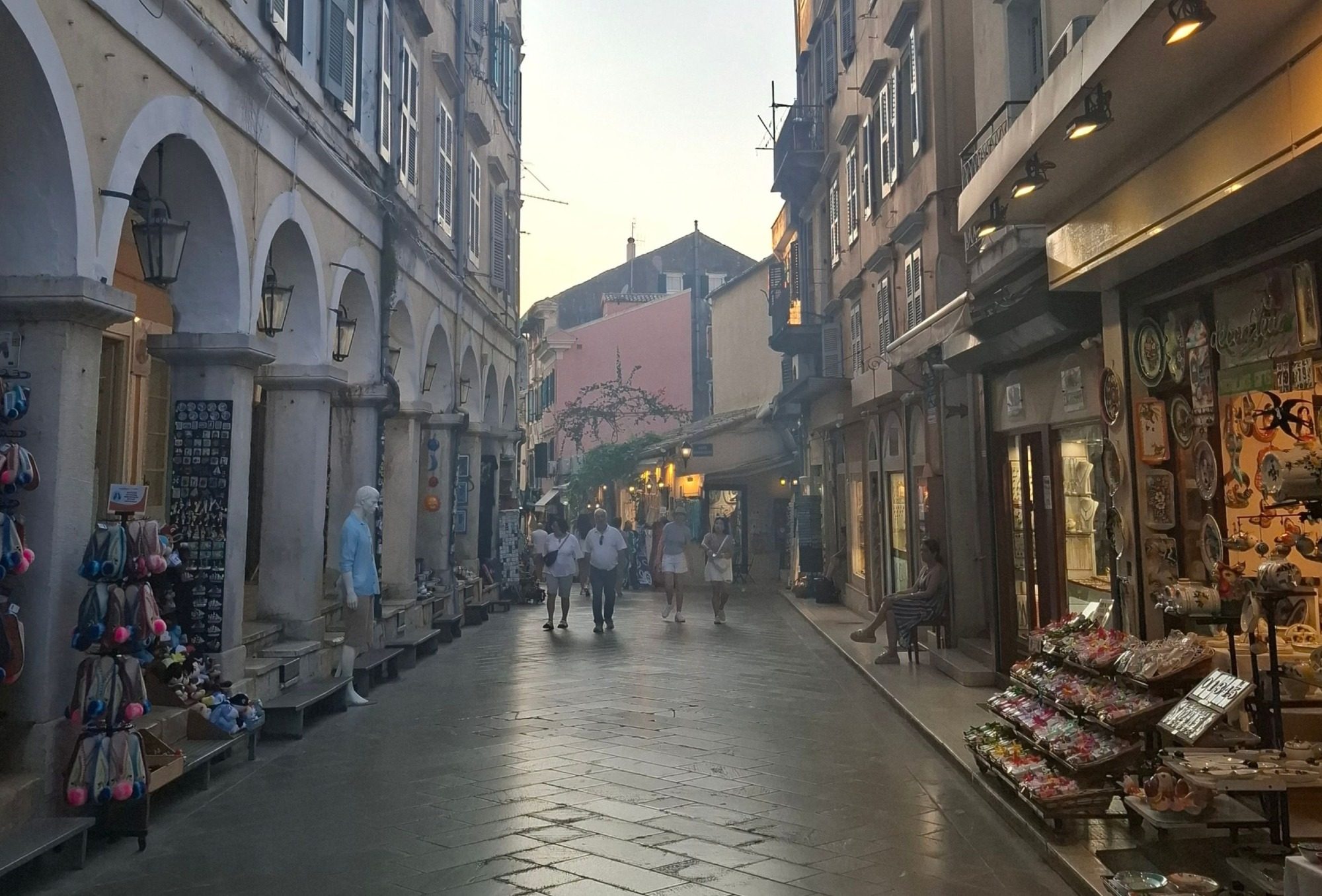 Gasse Korfu