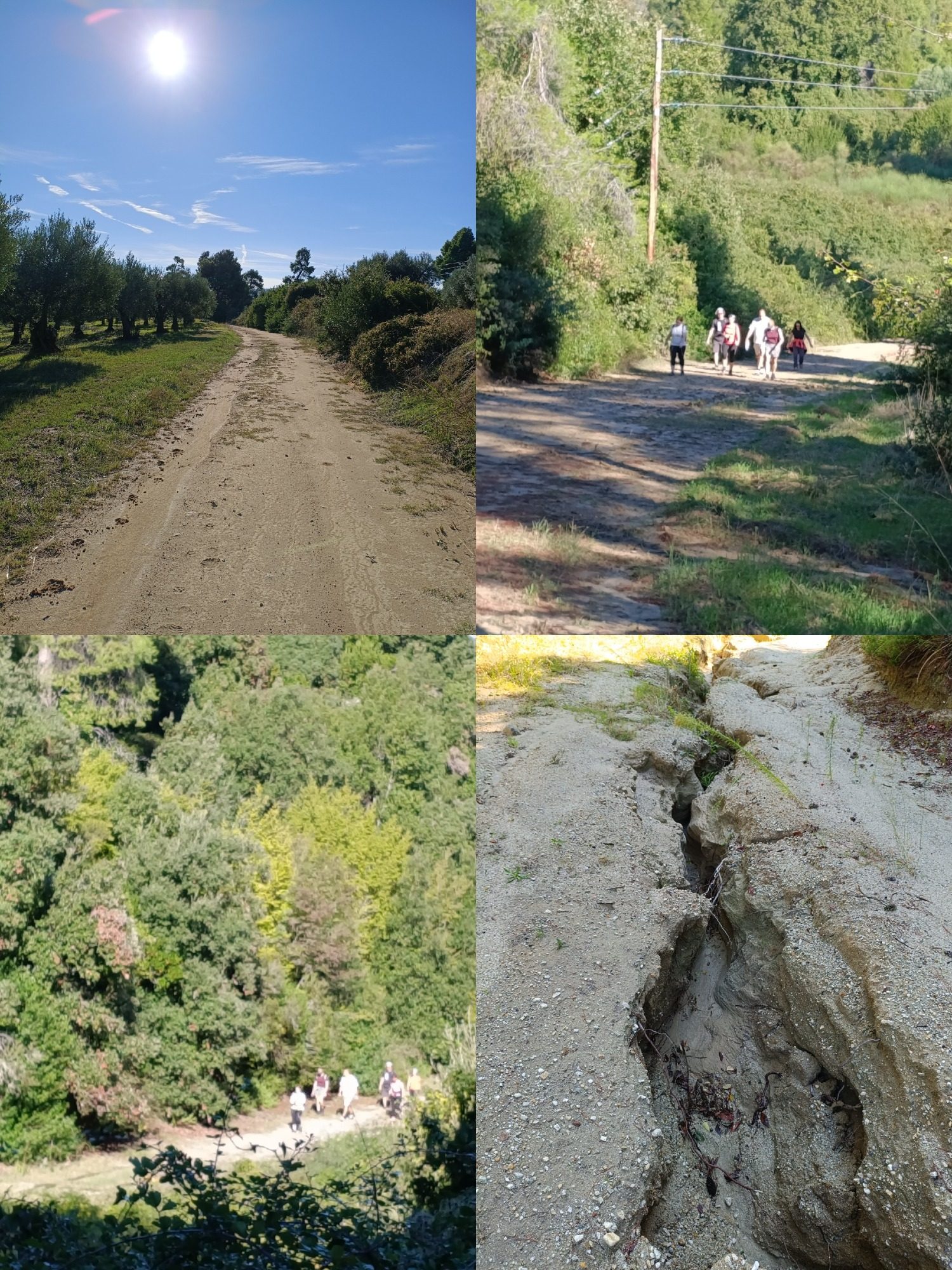 Wanderwege in Kriopigi