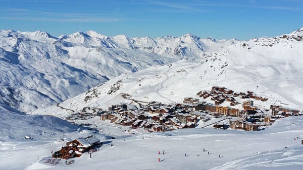 Blick auf Val Thorens