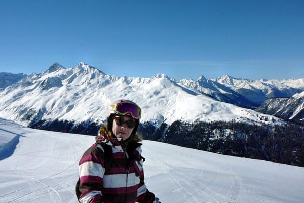 Rinerhorn im Hintergrund