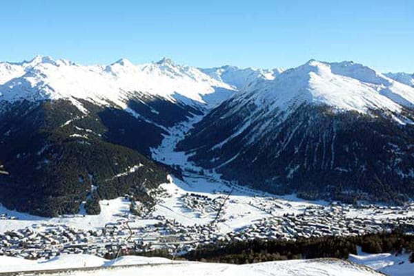 Skifahren in Davos