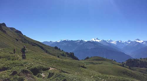 Wandern und Biken im Wallis