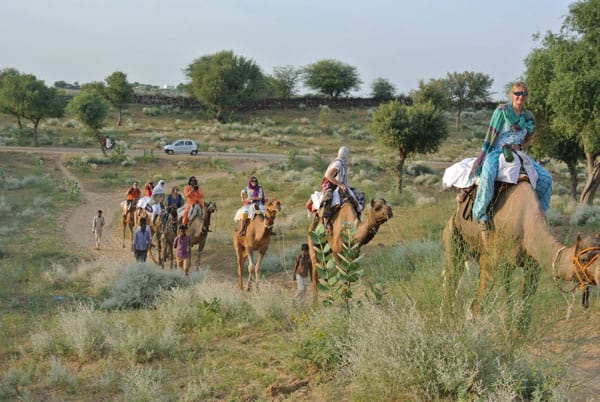 Während dieser Zeit hat sie sich in Indien verliebt.
