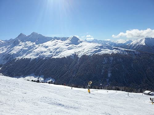 Skifahren in Davos