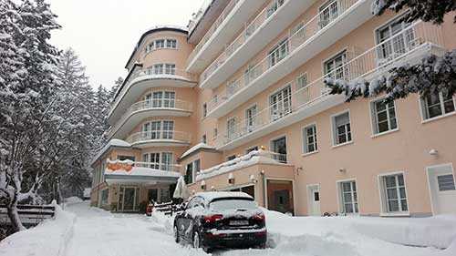 Der Sportclub Carlton nach Neuschnee